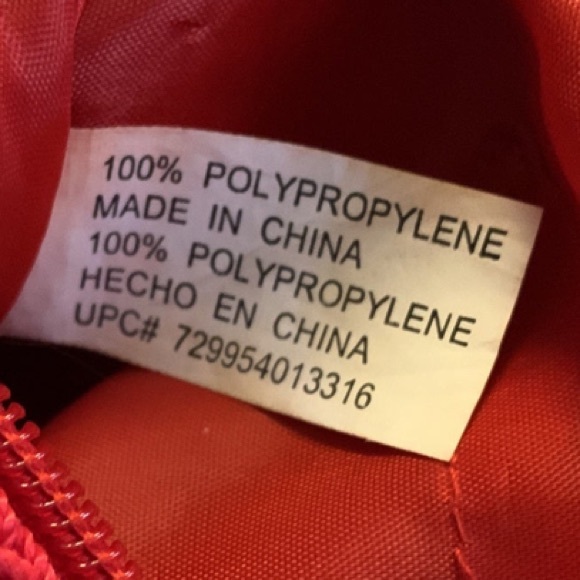 Knitted shoulder boho red purse - Picture 6 of 8